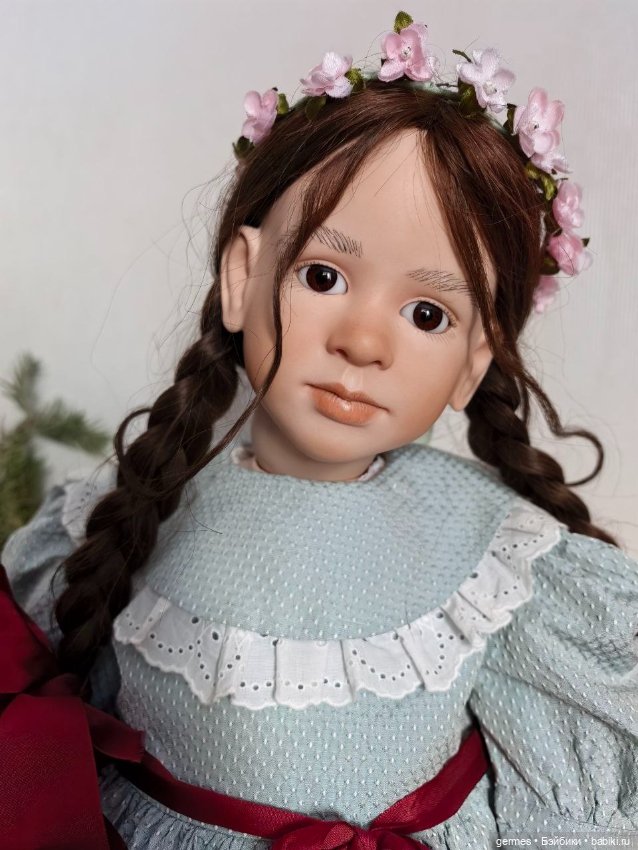 Альберта - фарфоровая кукла от Ruth Treffeisen (фото 6)