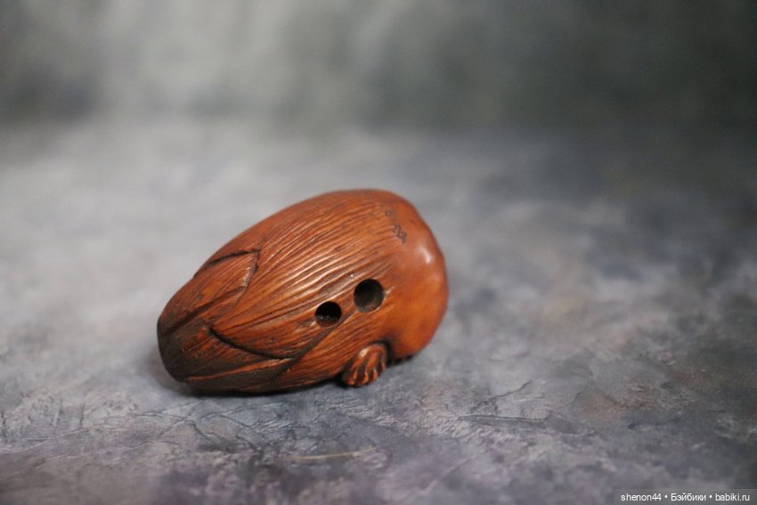 Нэцкэ перевертыш "Тигр/артишок". Винтаж (фото 6)