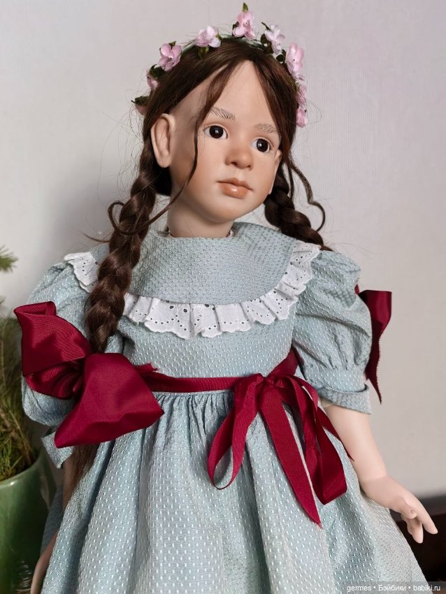 Альберта - фарфоровая кукла от Ruth Treffeisen (фото 5)