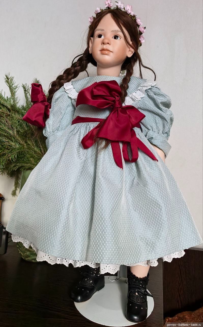 Альберта - фарфоровая кукла от Ruth Treffeisen (фото 4)