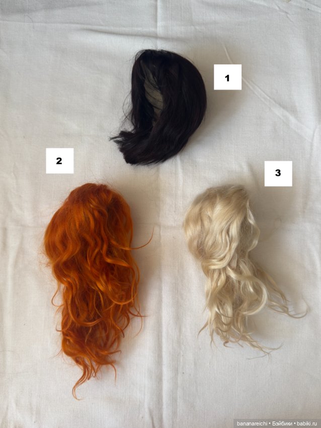 Парики из козы — Парики для BJD