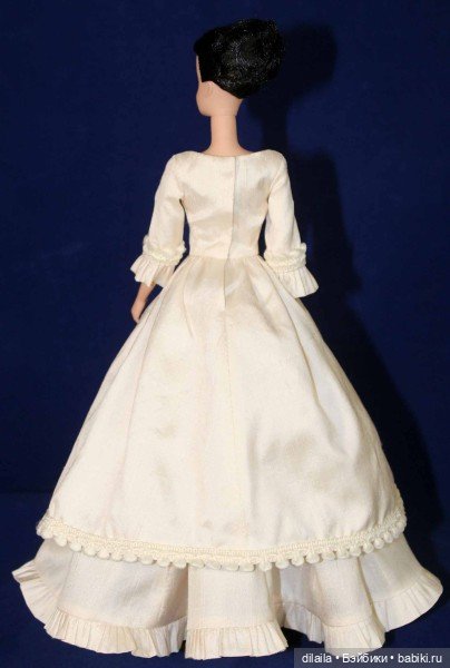 Выкройка PDF в натуральную величину / платье в викторианском стиле для куклы Барби Силкстоун (фото 5)