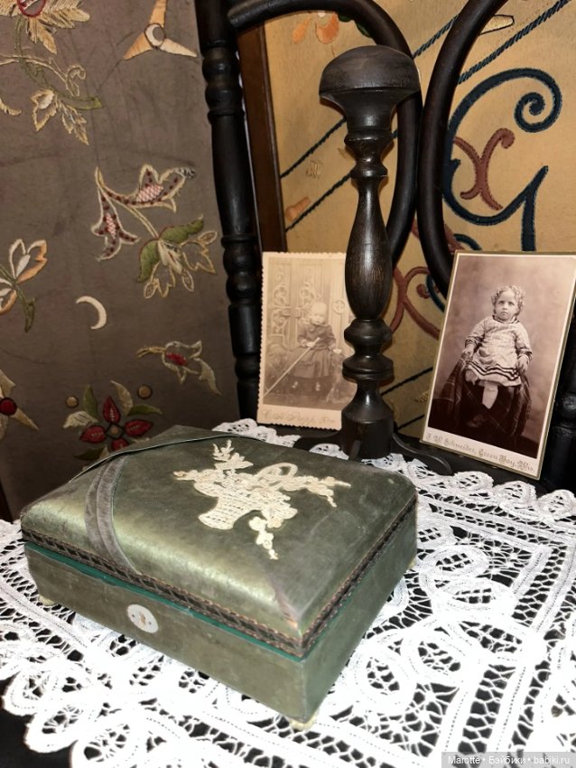 Антикварная шкатулка — Другое для антикварных кукол (фото 6)