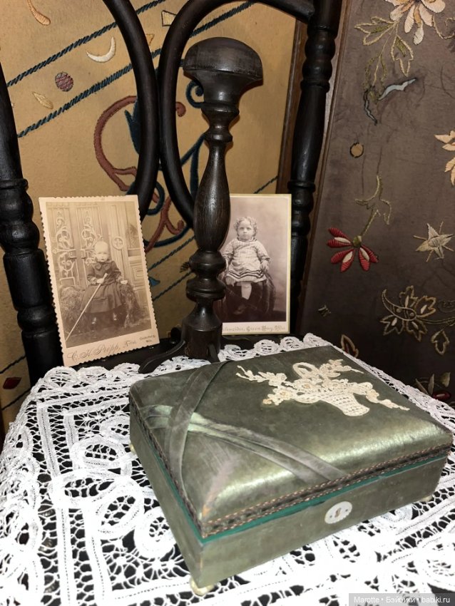 Антикварная шкатулка — Другое для антикварных кукол (фото 3)