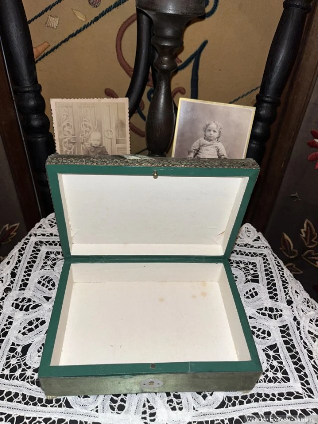 Антикварная шкатулка — Другое для антикварных кукол (фото 4)
