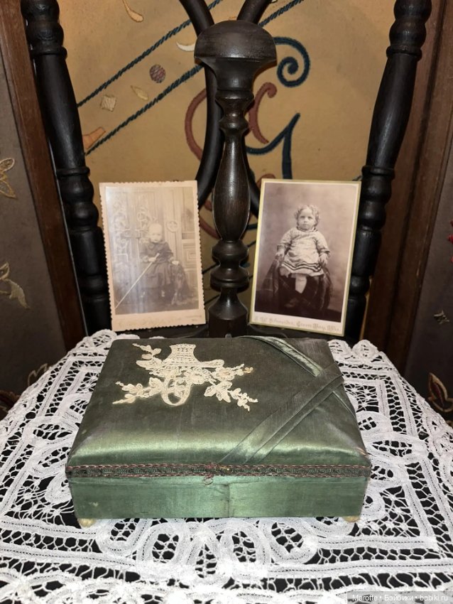 Антикварная шкатулка — Другое для антикварных кукол (фото 2)