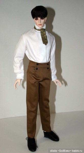 Выкройка PDF в натуральную величину / мужской наряд эпохи Регентства для куклы Iplehouse FID 49 см (фото 4)