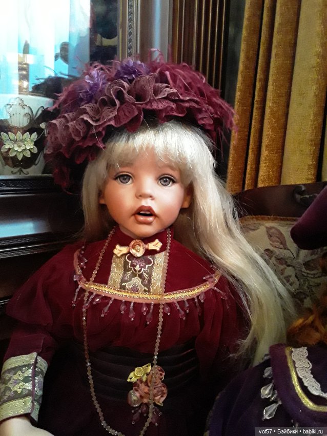 Красавица Фэнси — Фарфоровые куклы (фото 4)