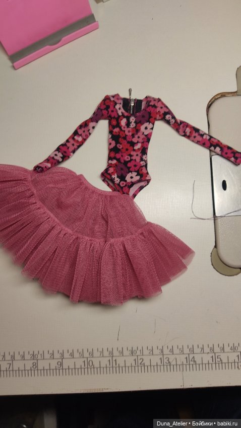 Комплект боди+юбочка — Одежда для BJD (фото 2)