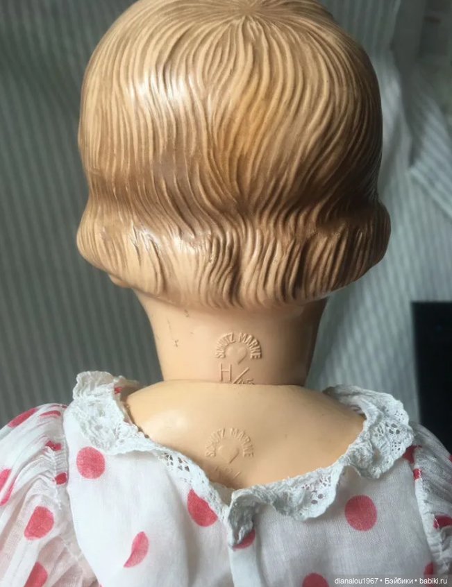 Кукла целлулоидная Bruno Schmidt, Schutz Marke (фото 6)