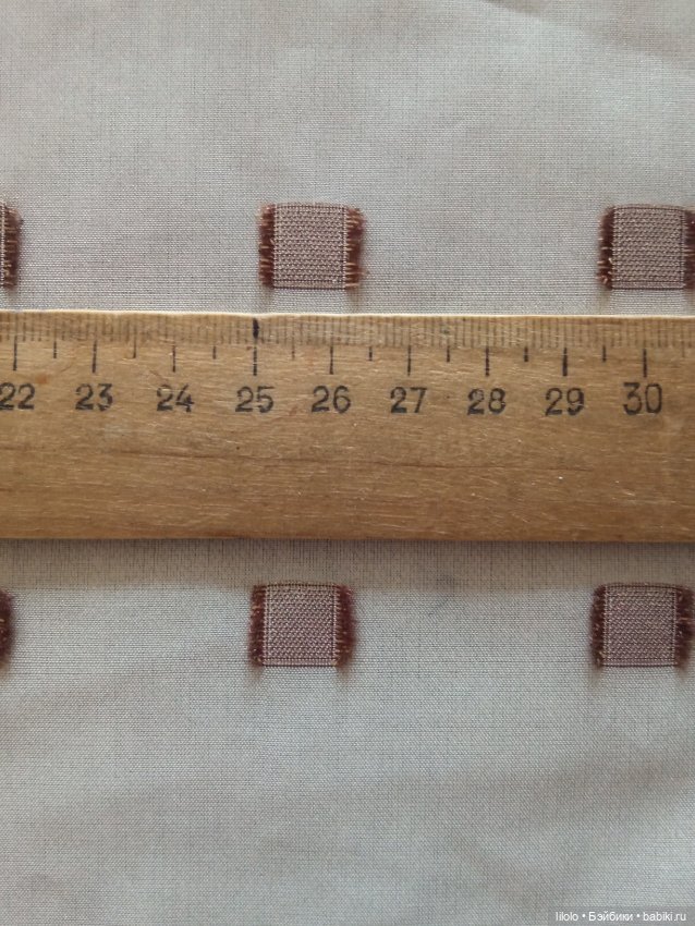 Отрез ткани на подьюбники для кукольного рукоделия (фото 2)