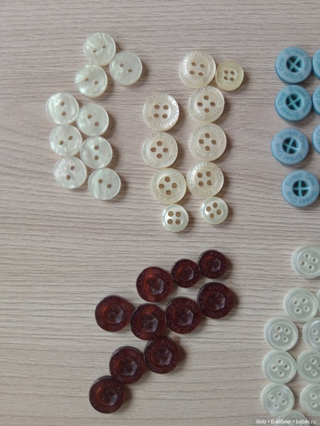 Лот пуговиц для кукольного рукоделия (фото 3)