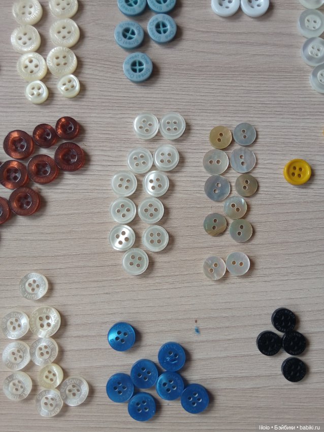 Лот пуговиц для кукольного рукоделия (фото 2)