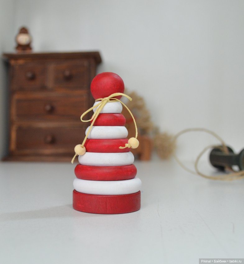 Маленькие пирамидки из дерева) (фото 7)