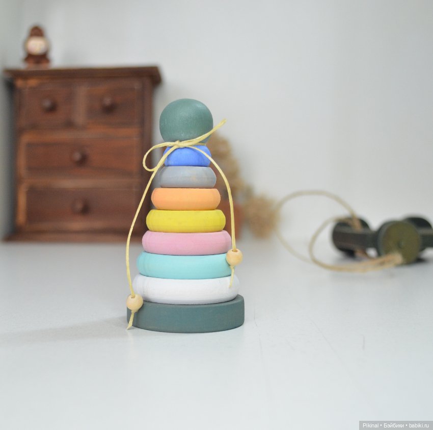 Маленькие пирамидки из дерева) (фото 2)