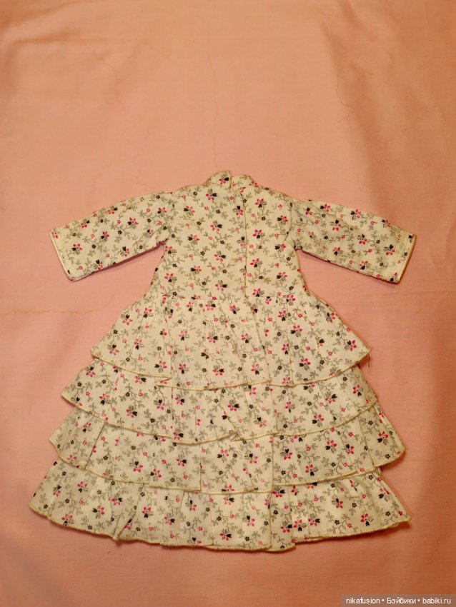 Платье для антикварной или винтажной куклы ростом 40 см (фото 9)