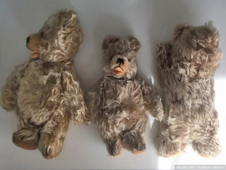 Мишки винтажные Zotty, Hermann, Германия