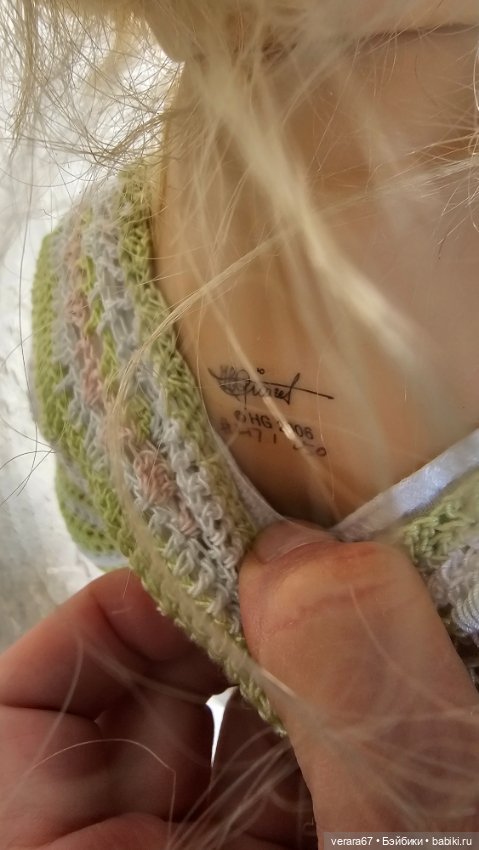 Малышка Spatzchen(Шпацхен) от Hildegard Gunzel из коллекции 2006 года.Рассрочка (фото 3)