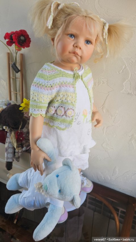 Малышка Spatzchen(Шпацхен) от Hildegard Gunzel из коллекции 2006 года.Рассрочка (фото 5)