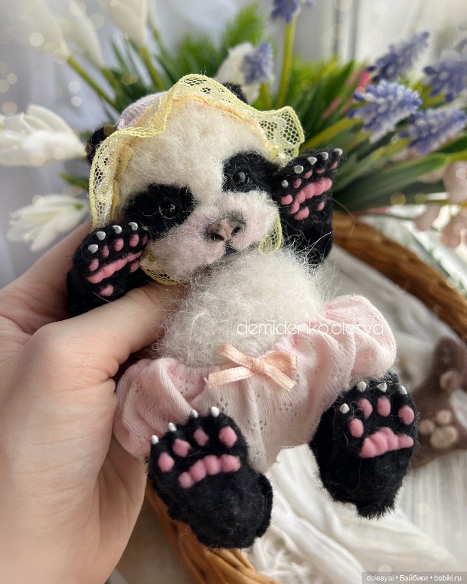 Малыш панда Марфа 🌸 — Авторские игрушки