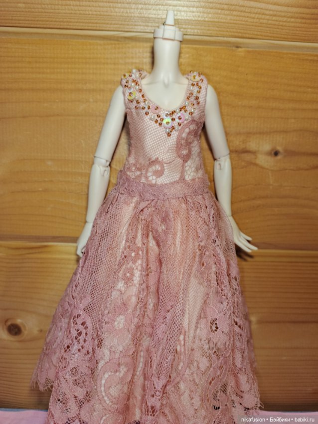 Платье на куклу БЖД рост 39-42 см (фото 3)