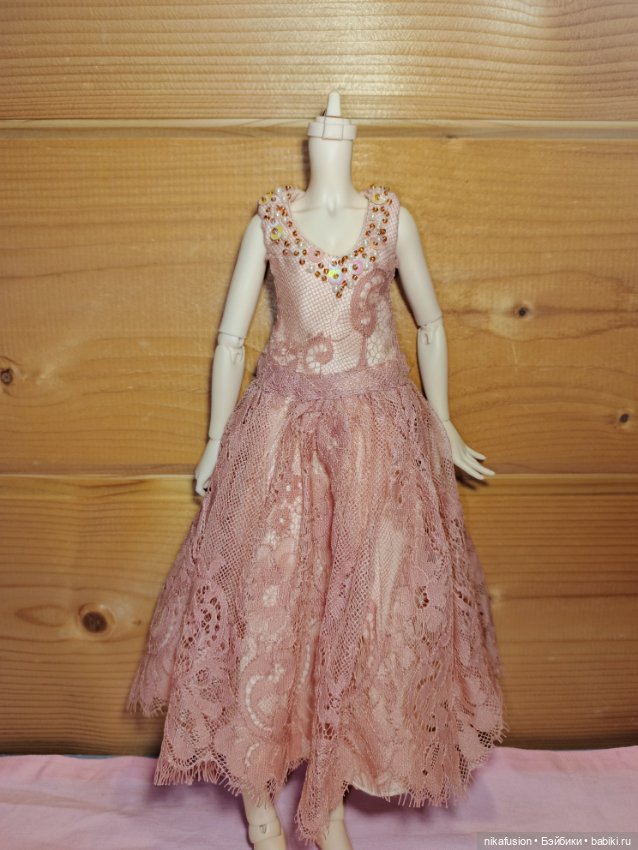 Платье на куклу БЖД рост 39-42 см