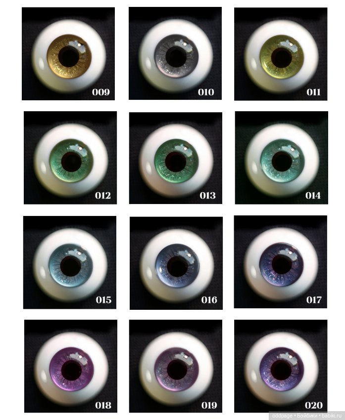 Глаза Mako eyes серия AM, размер 14 мм (фото 8)