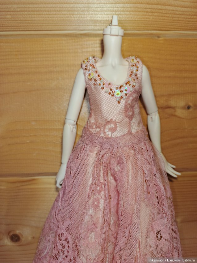 Платье на куклу БЖД рост 39-42 см (фото 4)