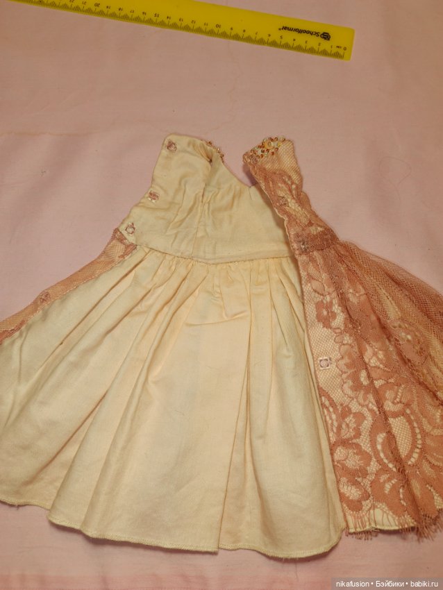Платье на куклу БЖД рост 39-42 см (фото 8)
