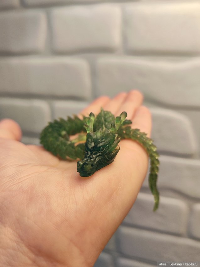 Печатный дракон — Миниатюра для кукол (фото 2)