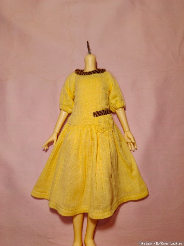 Платье на куклу БЖД ростом 35 см (фото 3)