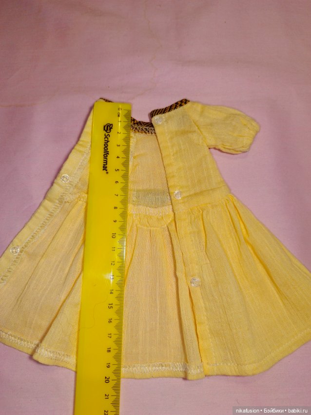 Платье на куклу БЖД ростом 35 см (фото 7)