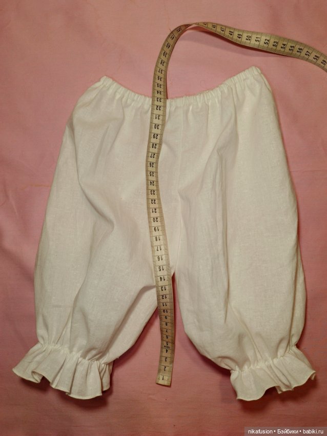 Платье и штанишки для реборна 65 см (фото 7)