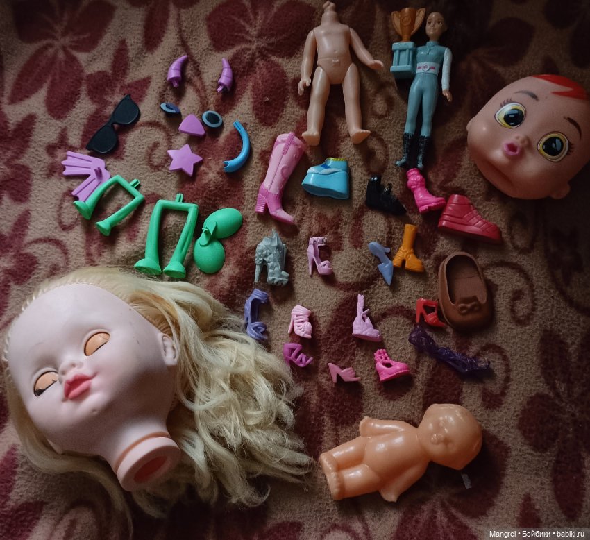Две головы, и мелочёвка — Тела и головы для кукол (фото 3)