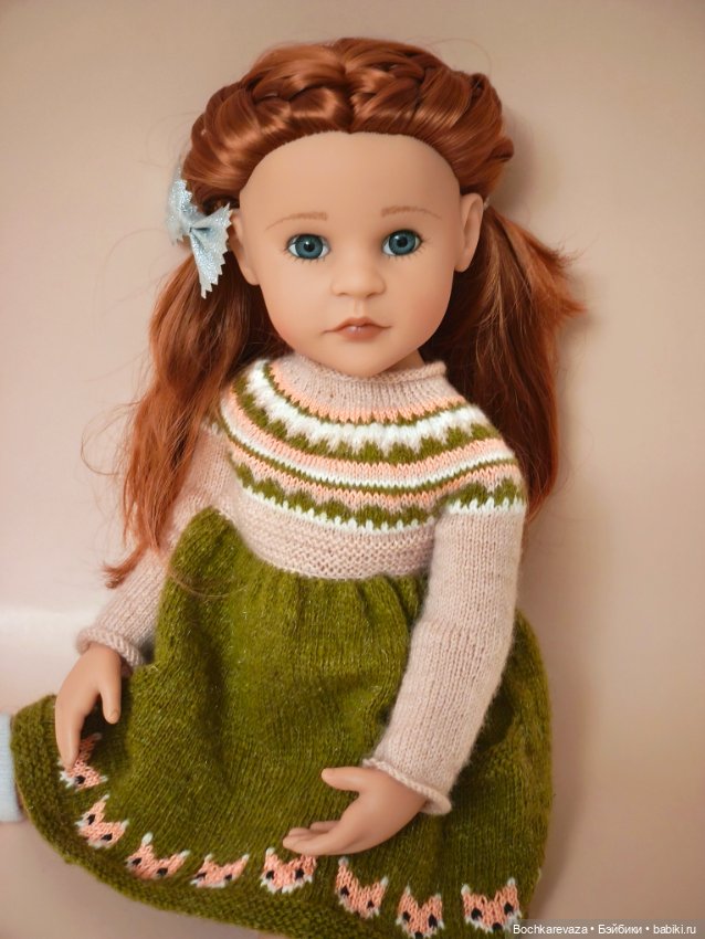 Вязаные комплекты для Готц 50 см (фото 6)