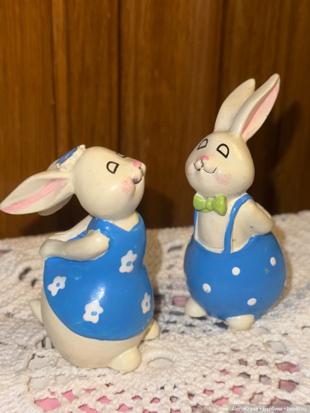 Пасхальные зайчики — Статуэтки (фото 3)