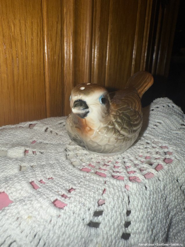 Реалистичная птичка керамика германия (фото 2)