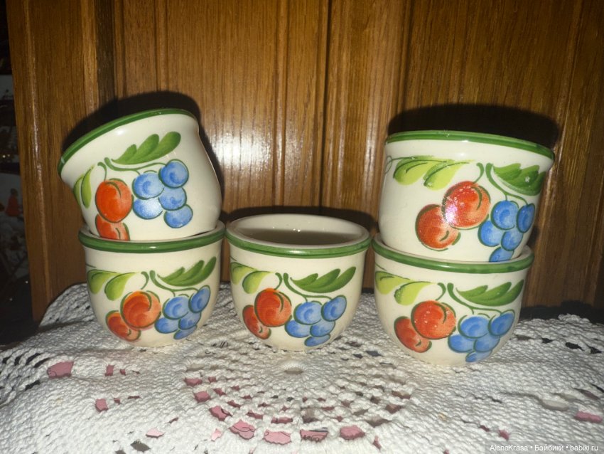 Чашечки ГДР — Посуда для кукол (фото 2)