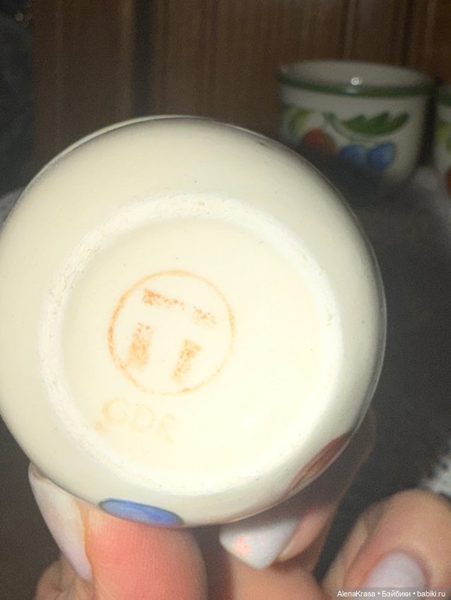 Чашечки ГДР — Посуда для кукол (фото 5)