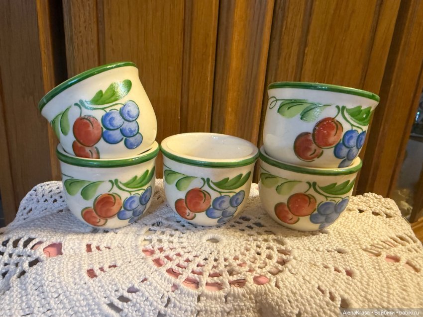 Чашечки ГДР — Посуда для кукол