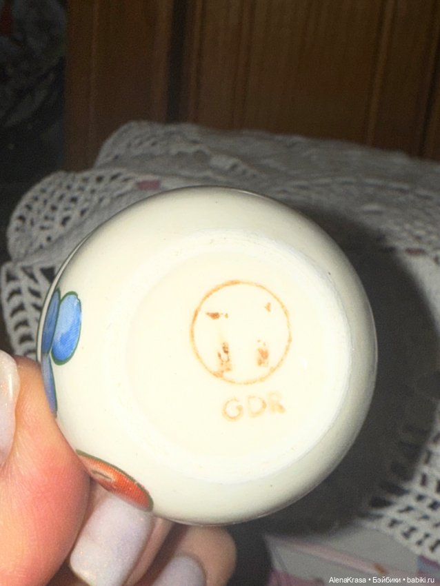Чашечки ГДР — Посуда для кукол (фото 7)