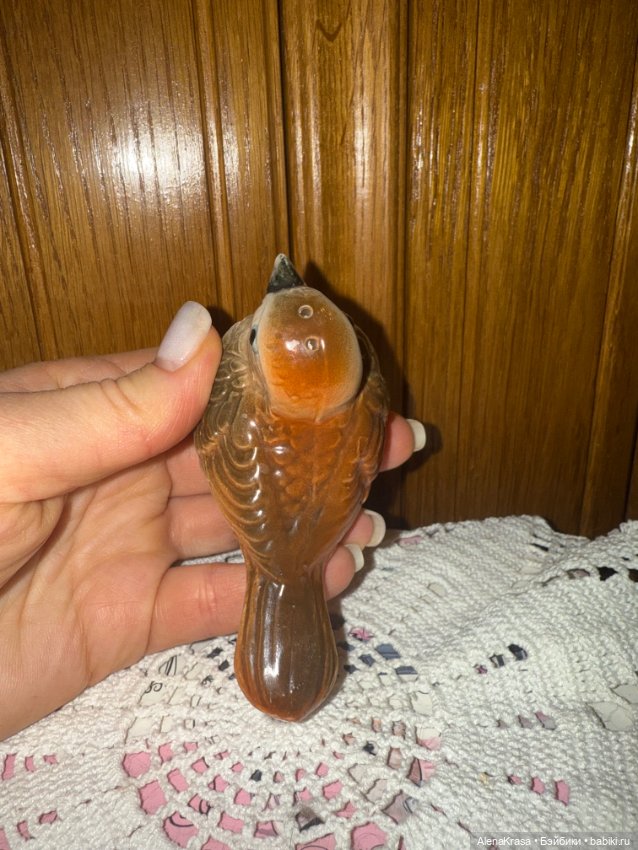 Реалистичная птичка керамика германия (фото 3)