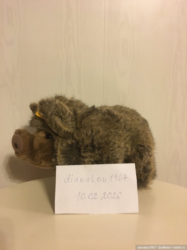 Игрушка Кабан Штайф, Германия (фото 7)