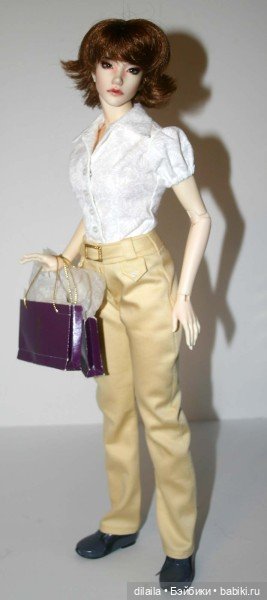 Выкройка PDF в натуральную величину / рубашка и брюки для куклы Iplehouse FID рост 45 см (фото 3)