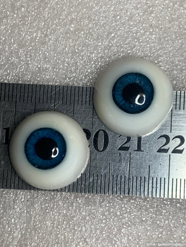 Глаза полусфера 20 мм — Глаза для кукол