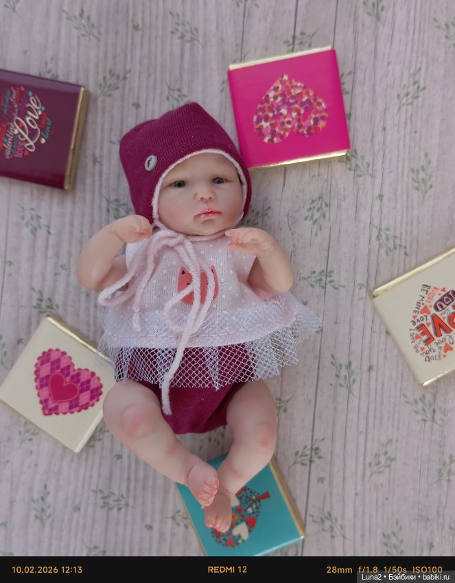 Лулу , малышка февраля — Авторские куклы (фото 2)