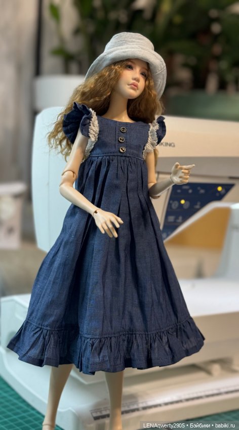 Нежное платье для Элли — Одежда для BJD (фото 4)