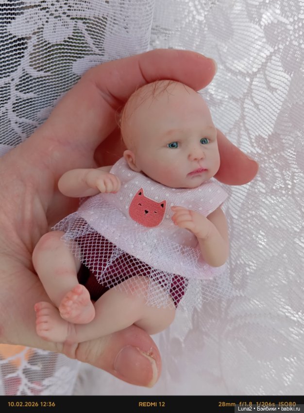 Лулу , малышка февраля — Авторские куклы (фото 4)