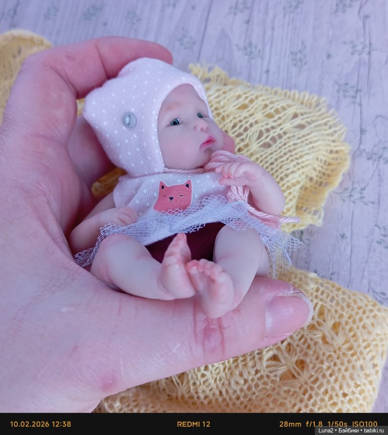 Лулу , малышка февраля — Авторские куклы (фото 5)