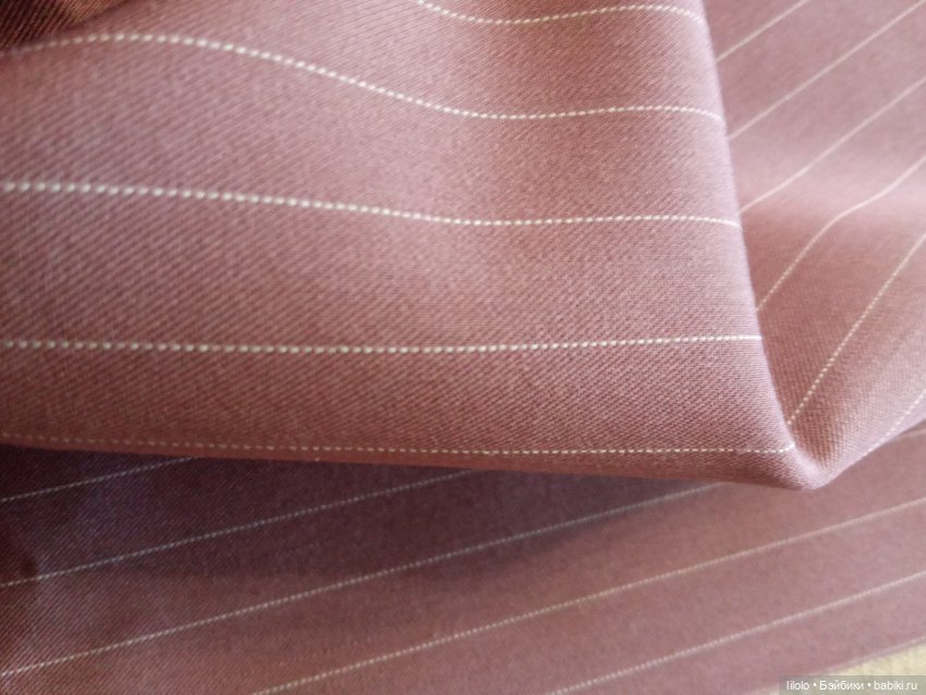 Отрезик габардина для кукольного рукоделия (фото 2)